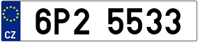 Truck License Plate